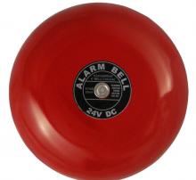 Red round alarm bell